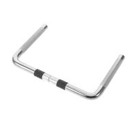 UKCOCO Metal U-shaped Cowbell Mounting Rod for Drum Kits Fixing Stand Compatible with Acoustic Electric Percussion Accessories Quick Assembly Holder for Professional Beginner Drummers