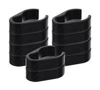 UKCOCO Microphone Cable Clamps 10Pcs Plastic Clips for Pole Cord Organization Designed for Ktv and Public Speaking Microphone Stands
