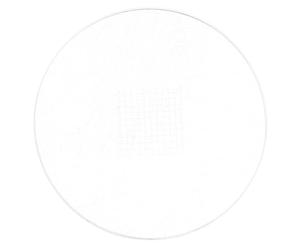 UKCOCO Microscope Objective Micrometer C5 with Net Pattern Eyepiece Ruler, Stage Slide Measuring Accessory for Microscope Calibration, Ocular Micrometer for Laboratory Use