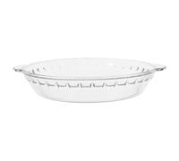 UKCOCO Microwave Plate Glass Cover: 9 Inch Clear Microwave Splash Guard Cooker Lid Glass Splatter Cover with Double Handle for Oven