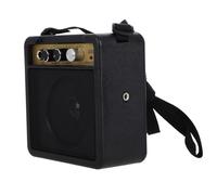 UKCOCO Mini Bass Amp 5w Portable Guitar Amplifier with Built-in Sound Effects Compact and Portable Design for Electric Guitar Practice with Audio Cable Adapter