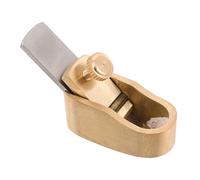UKCOCO Mini Brass Woodworking Plane for Violin Construction Ergonomic Manual Hand Planer Tool Compact Design Suitable for Luthier Workshops