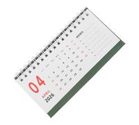 UKCOCO Mini Desk Calendar Standing Flip Calendar with Design Compact Monthly Planner for Office School Organization Sturdy for Neat Scheduling for Busy Lifestyles