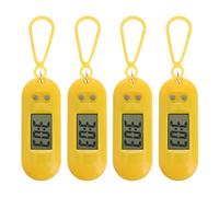 UKCOCO Mini Digital Keychain Watch Ring Watch Funny Keychain Pocket Backpack Clip for Children Students Lanyard Backpack Purse 4pcs