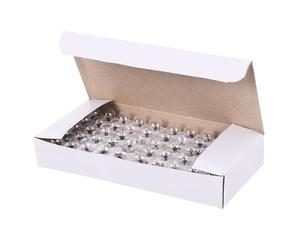 UKCOCO Mini Light Bulbs Low Voltage with Screw Base 50pcs 2.5v Miniature Flashlight Bulbs Safe and Bright Lighting Accessories for Student Experiments and Projects