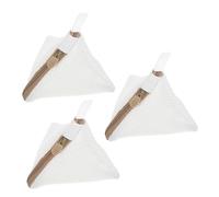 UKCOCO Mini Mesh Laundry Bags 3pcs Zippered Washing Pouches for Travel and Hand Wash, Foldable Polyester Laundry Net Bags for Underwear and Small Clothes