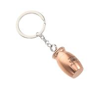 UKCOCO Mini Pet Ashes Urn Keychain Unique Metal Memorial Keepsake for Pet Ashes Chic and Compact Design Engravings
