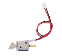 UKCOCO Mini Solenoid Lock for Cabinet Security with Smart Remote Control, Dc12v 0.43a Electronic Solenoid Door Lock Made of Iron and Copper, Suitable for Shops and Offices