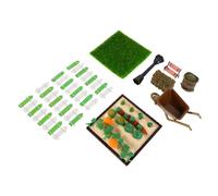 UKCOCO Miniature Farm Supplies Model Realistic Dollhouse Decoration with Childsafe Materials for Interactive Learning and Parent Fun Photo Prop for Mini House Scenarios