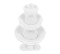 UKCOCO Miniature Fountain for Micro Landscape Garden Plastic Crafts Dollhouse Decoration Accessories Moss and Succulent Ornaments for Outdoor and Indoor Tabletop Decor