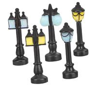 UKCOCO Miniature Model Lamps Adorable Decorative Lights for Dollhouses Fairy Gardens Stylish Micro Landscape Accessories Safe Durable Non Deforming Design