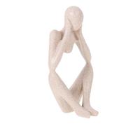 UKCOCO Minimalist Resin Thinker Figurine Sculpture Delicate Handcrafted Desktop Ornament for Home and Office Decor Lightweight and Modern Living Room Accent