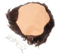 UKCOCO Monk Wig P Silk Metal, Lightweight Bald Monk Wig for Men, Funny Creative Latex K Silk Comfortable to Wear, Adult Halloween Stage Performance Prop