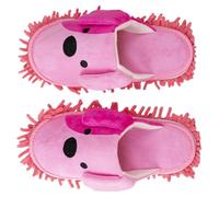 UKCOCO Mop Slippers Dust Mopping Shoe Covers Washable Chenille 1 Pair with Detachable Soles Soft Cotton That Will Not Damage Floors for Bedroom and Bathroom for Home Cleaning