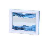 UKCOCO Moving Sand Art Relaxing Sandscape Stress Relief Quicksand Falling Sand Draw Plastic Decoration for Table and Bookshelf Home Office