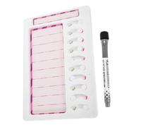 UKCOCO Multi Functional Chores Chart for Magnetic Planning Reminder Sheet Erasable Self Discipline Tracker Fun Task List for Encourages Responsibility Routine