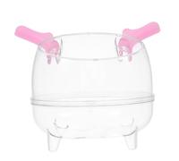 UKCOCO Multi-functional Hamster Bathing Unit Urine Sand Bath Toys Accessories Shavings Small Animal Potty Corner Box