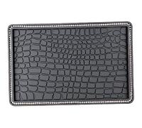 UKCOCO Multifunctional Car Non Slip Dashboard Pad with Rhinestone Decoration Reusable Washable Slip Phone Mat for Auto Interior Strong Grip Flat Surface Holder for Keys Glasses and