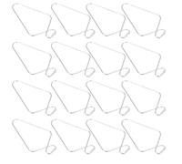 UKCOCO Multifunctional Hook Drop Ceiling Hook 100Pcs Automatic Elastic Clamps for Suspended Ceilings