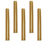 UKCOCO Nail Art Brush Caps 5Pcs Zinc Alloy Lightproof Pen Protection Covers for Manicure Pens Sealing and Color Preservation