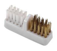 UKCOCO Nail Art Cleaning Brush Nail Drill Bits Clean Brush Compact Size Copper Wire Synthetic Fiber Construction Easy Access into Narrow Holes Lovers DIY