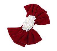 UKCOCO National Style Red Bow Hair Clip Fashion Bowknot Alligator Clip Barrette Decorative Female Hairpin for Styling Hair for Women and Durable Craftsmanship and Fine Workmanship