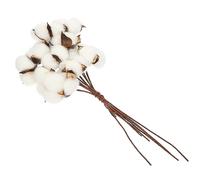 UKCOCO Natural Cotton Flowers Branches for Christmas Decoration DIY Dry Cotton Festive Home Decor