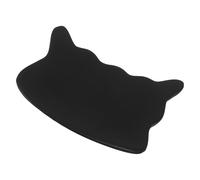 UKCOCO Natural Ox Horn Gua Sha Board for Facial and Body Massage - Black Wave Scraping Tool for Deep Tissue Muscle Relief, Face Lifting, and Foot Massage in Wellness Care