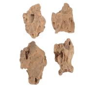 UKCOCO Natural Stone Aquascaping Rock 1.1lb for Aquarium Decor and Terrariums with Compact Design Fit and Natural Texture Enhancement for Desktop Microecosystems and Outdoor Garden