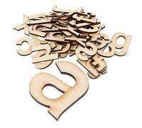 UKCOCO Natural Wood DIY Letter for Crafts and Educational Decor Unfinished Lowercase Alphabet for Wedding and Party Decorations Safe Non Toxic Wooden Letters with Fine Workmanship and
