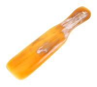 UKCOCO Natural Yak Horn Shoe Horn 18Cm Short Handle for Pregnant Women and Elderly Shoe Helper for Boots