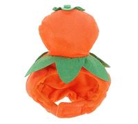 UKCOCO Novelty Plush Gourd-shaped Pet Hat Adorable Cosplay Headgear for Cats Dogs for Parties Festivals Photo Shoots More Charming Costume Accessory for Your Pet