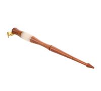 UKCOCO Oblique Calligraphy Pen Holder with Vintage Wooden Handle and Multi-Fit Flange, for English Calligraphy Practice and Copperplate Writing Beginners