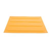 UKCOCO Orange PVC Walkway Blind Bricks with Tactile Dots for Safety Guide and Antislip Performance, for Outdoor and Indoor Pathways to Assist Individuals with Visual Impairments