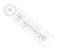 UKCOCO Orthopedic Goniometer Angle Ruler 360° Knee Degree Measurement Tool for Joint Motion Range Assessment in Physical Therapy and Home Rehabilitation