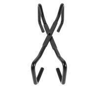 UKCOCO Outdoor Folding Dutch Oven Stand Black - Cast Iron Campfire Cooking Pot Lifter, Skillet Rack Tabletop Lid Cooling Trivet for Camping Kitchen Accessories