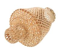UKCOCO Outdoor Lantern Lampshade Kit Featuring Bamboo Basket Design with Sturdy Nordic Style for DIY Decoration and Versatile Use in Porch and Patio Settings