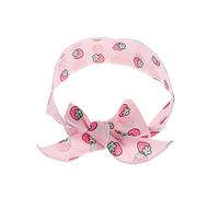 UKCOCO Outdoor Puppy Cooling Collar Bow Tie Scarf Summer Neck Wrap for Dogs Cool Absorbs Heat Practical for Pet Owners Pink Strawberry Design