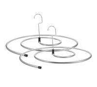 UKCOCO Pack of 2 Spiral Sheet Hangers Rotating Laundry Drying Rack for Bed Sheets Blankets Quilts and Towels Space Saving Round Design for Home Use