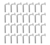 UKCOCO Pallet Rack Drop Pin: 100 pcs M5 Pallet Rack Drop Pin Shelving Safety Heavy Duty Galvanized Racking Safety Locks for DIY Project, Warehouse, Silver