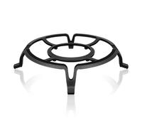 UKCOCO Pan Support for Gas Hob: Cast Iron Pan Ring Four-claw Non-Slip Stove Support Ring for Universal Four-claw Stove Rack, Black