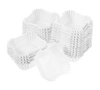 UKCOCO Paper Cupcake Cases Safe and Practical with Beautiful Shape 2000pcs White Paper Liners for Baking for Baking Use, for Showers and Bakery Supplies
