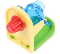 UKCOCO Parrot Food Training for Birds, Arch-shaped Feeder, Fun Training for Budgies and Cockatiels, 1pc, Metal Plastic, Simple in Structure