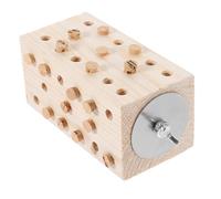 UKCOCO Parrot Wooden Block Chewing Toy Pine Wood Bite Cube Foraging Toy Small Bird Teeth Grinding Suitable for Pet Birds Training and Playing