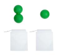 UKCOCO Peanut Massage Balls Massage Ball TPE Material Spheroid Shape Light Weight Soreness Fighting for Home and Travel Legs Back