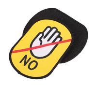 UKCOCO Pet Dog Leash Wraps with No Touching Warning Signs, 2pcs Reusable Waterproof Social Id Tags for Enhanced Safety and Visibility