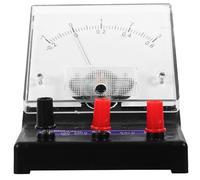 UKCOCO Physics Experiment Ammeter Current Measurement Tool for Sturdy Plastic Body, Practical Electricity Monitor Gauge for Home Education and Physics Lessons