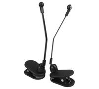 UKCOCO Piano Music Sheet Holder Clips for Piano Practice and Performance 2pcs for Quick Sheet Music Placement, Black and Alloy Material Suitable for Beginners and Professional