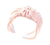 UKCOCO Pink Twisted Knot Headband for Women Wide Hairband with Polyethylene Rigid Material to Add Charm and Protect Hair from Wind, for Birthday and Doing Yoga