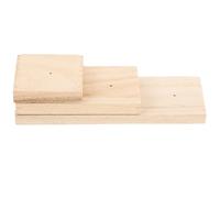 UKCOCO Pinning Wooden Display Stand for Specimens with Central Needle Hole Designed for Insect Collection and Educational Displays